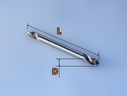 Double-ended 2- 5mm HSS body drills 